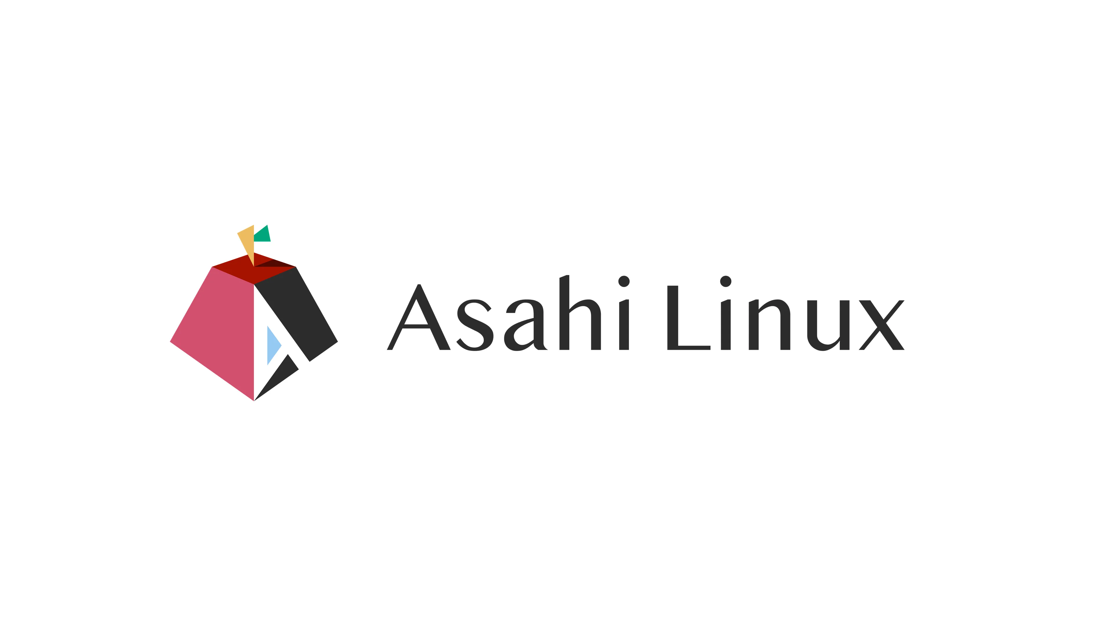The Asahi Linux logo and wordmark.
